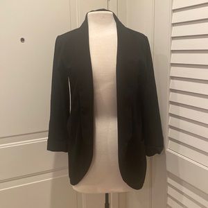 Lush Long Light Weight Black Blazer